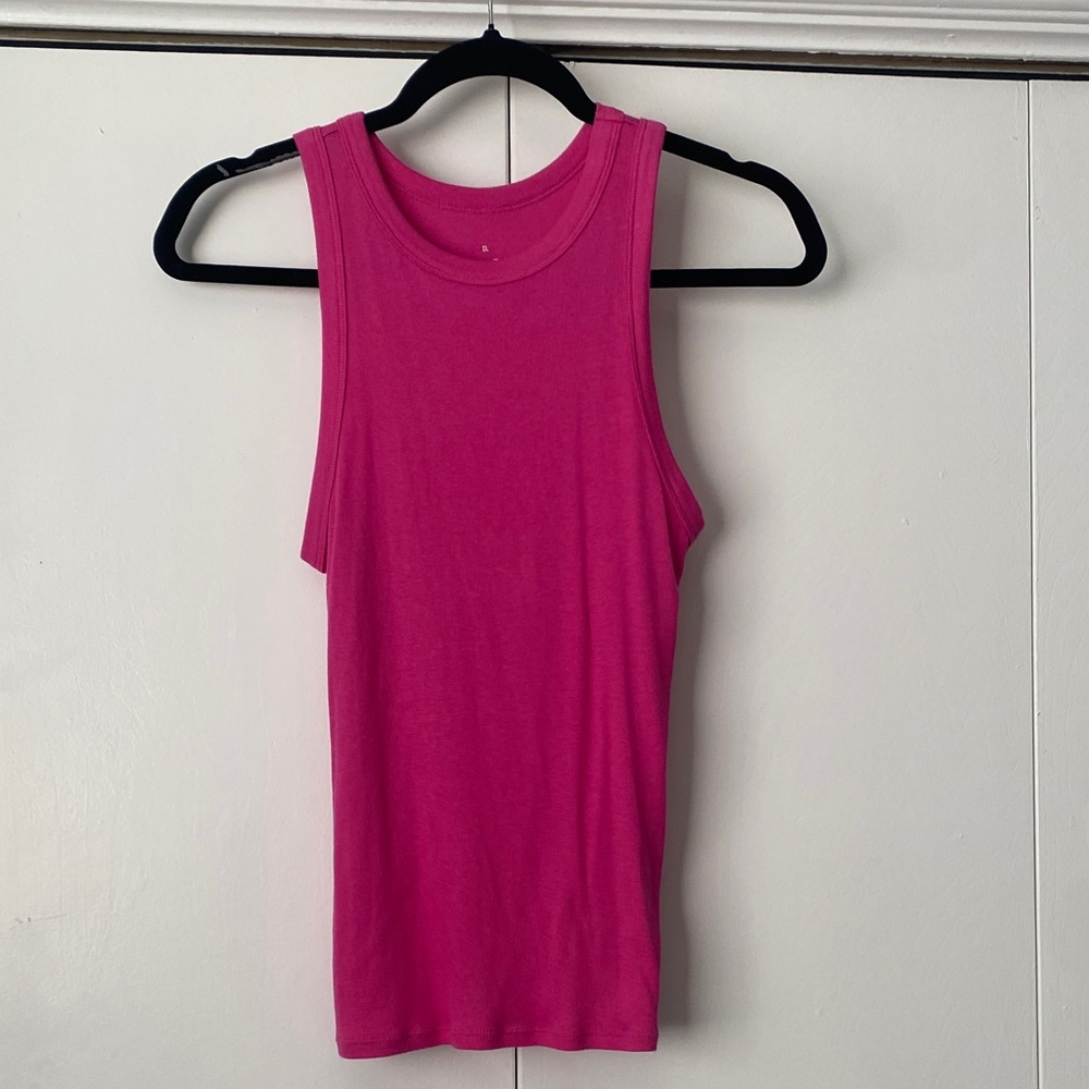 a new day Fuchsia Tank Top